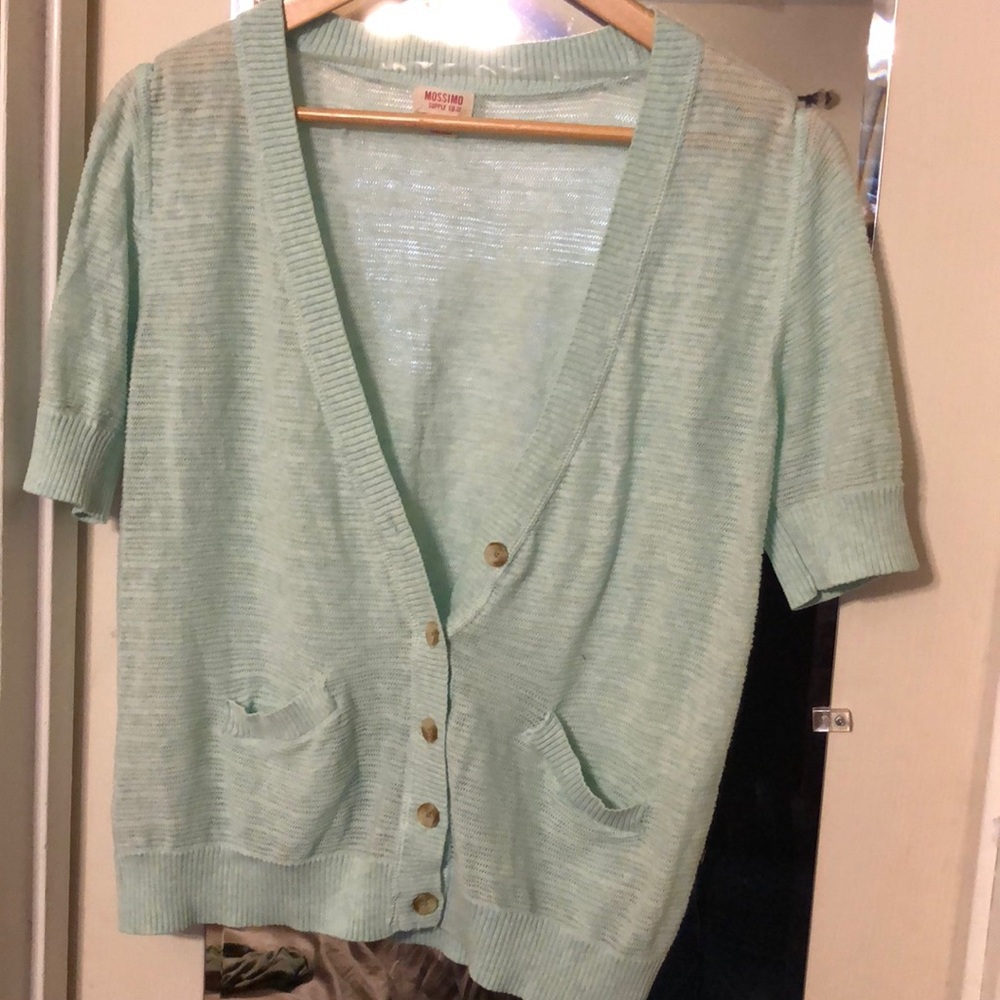 Light blue button up size L
